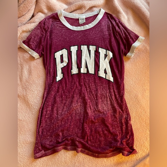 PINK Victoria's Secret Tops - Pink Victoria Secret T Shirt